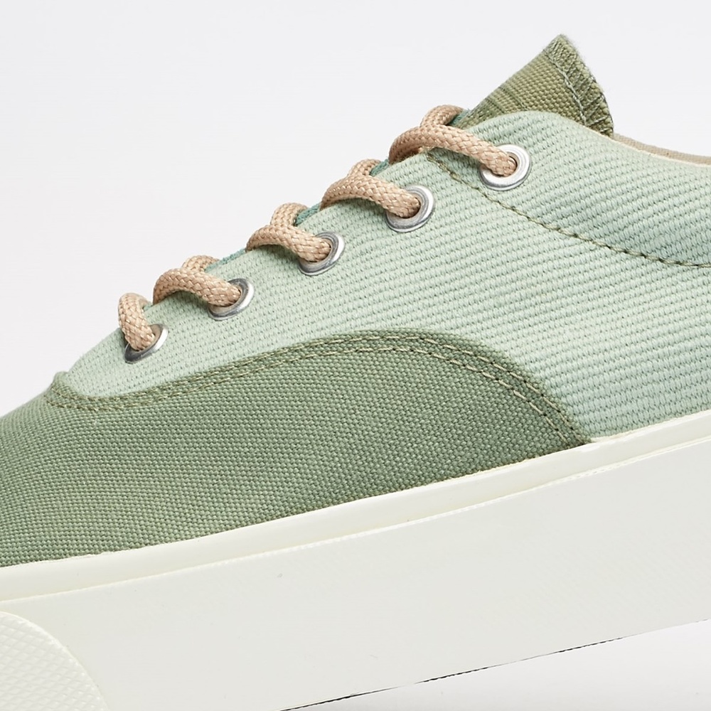 NEW NWOT Converse Unisex Jungle Cloth Skidgrip Low Top. Green. Men 10 Women 11.5 - Picture 4 of 11